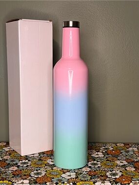 Pastel Ombre Insulated Wine Bottle